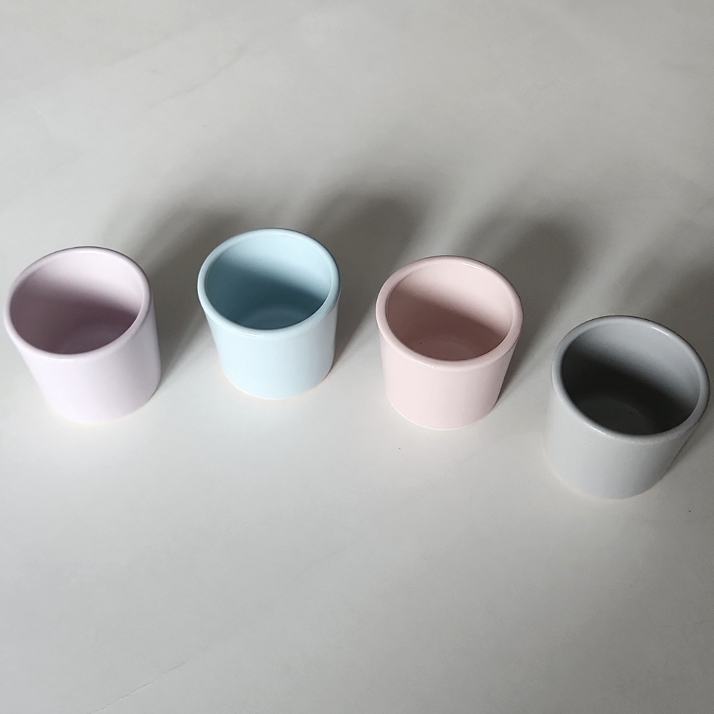 Set of 4 Cerner Ceramic Mini Ramekins, Mini Cups Made in Spain